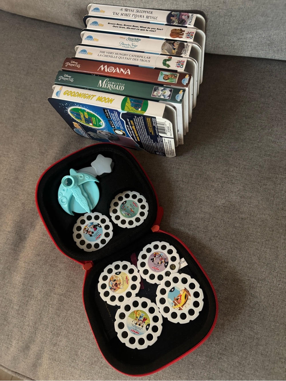 Interactive Story Reel Set with projector- Kids Learning Toys has MOST codes.